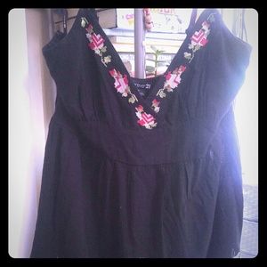 Spaghetti Strap Black Dress Forever 21